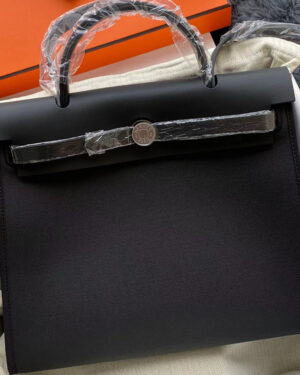 [에르메스] 켈리 kelly Herbag 31cm 블랙 숄더백