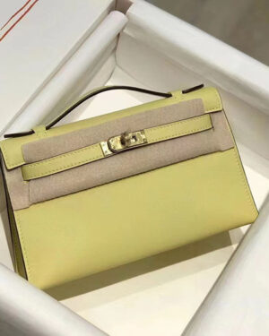 [에르메스] 미니 켈리포쉐트 은장 금장 핸드백 Vert Fizz/U1 Vert Verone/Black/ CK37 Gold /Green/1Z Jaune Poussin