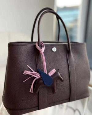 [에르메스] 가든파티 30,36cm 0G Rouge Sellier Negonda 핸드백