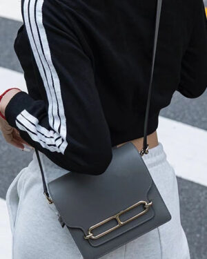 [에르메스] 롤리스 숄더백 19cm 63 Vert Amande Evercolor 송아지가죽 은장