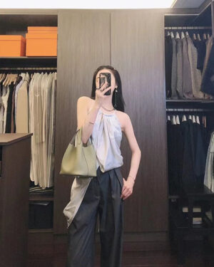 [에르메스] 피코탄 Picotin 18,22cm 1Q Sauge 금장 은장 핸드백