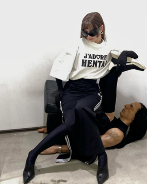 [베트멍] J'adore Hentai 프린트 티셔츠