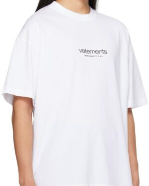 [베트멍] Paris France 로고 프린티드 반팔 티셔츠