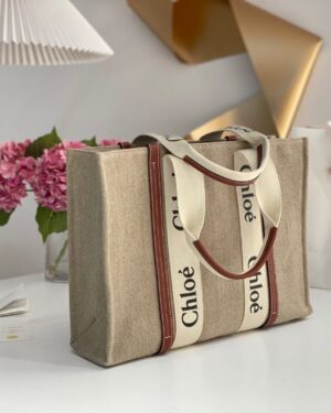 [끌로에] 우디 라지 토트백