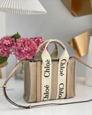 [끌로에] 우디 스몰 토트백