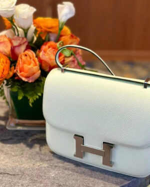 [에르메스] 콘스탄스 미니 19cm 0S Vert Fizz Epsom송아지가죽 숄더백 은장