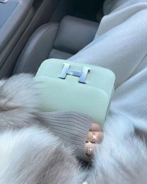 [에르메스] 콘스탄스 미니 19cm 0S Vert Fizz Epsom송아지가죽 숄더백 은장