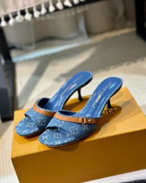 [루이비통] 네오 리바이벌 데님 5.5cm 뮬 (양가죽 안감)