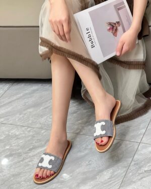 [셀린느] 림피아 뮬 - 오시코시 캔버스