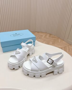 [프라다] 모놀리스 러버 샌들 1X382N_3LKK_F0002_F_055