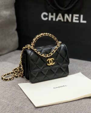 [샤넬] 미니 탑핸들 체인 크로스백 (AP3010)