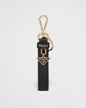 [프라다] 사피아노 가죽 키체인 (Saffiano leather keychain)