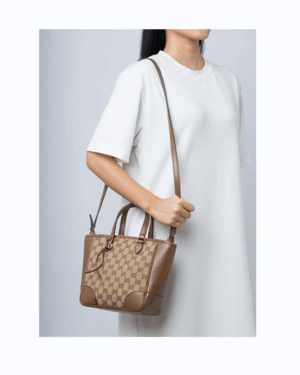 [구찌] 마이크로 시마 캔버스 토트백 449241