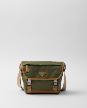 [프라다] 리나일론 및  가죽 숄더백 2VD066