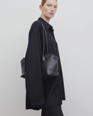 [더 로우] 테라스 가죽 백 W1292L97BLPL