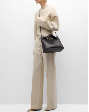 [더 로우] 캠든(Camden) 레더 토트 백