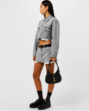 [미우미우] 마드라스 레더 호보 백 5BC107 2AJB F0002