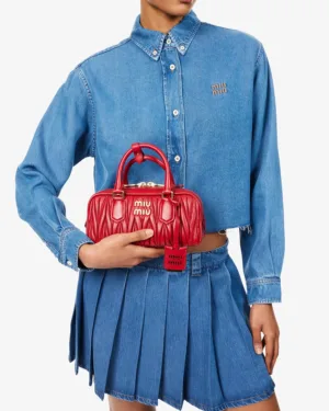 [미우미우] 아르카디 마테라쎄 나파 가죽 백 5BB142_N88_F0002_V_OON