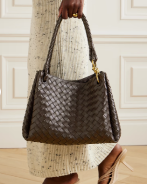 [보테가베네타] 라지 파라슈트  램스킨 인트레치아토  796571VCPPT2190