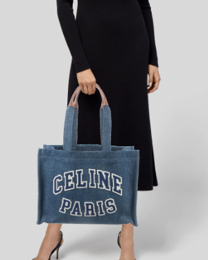 [셀린느] 타이스 카바스 데님 토트백
