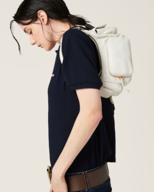 [미우미우] 나파 가죽 포켓 백 5BC146_2F8N_F0009_V_OOO 가죽 핸들