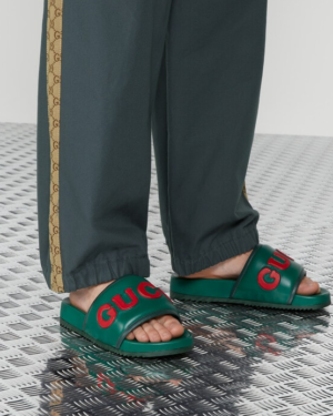[구찌] 슬라이드 샌들 그린 742009-AABYM-3052