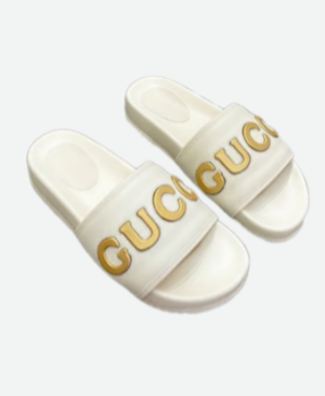 [구찌] 슬라이드 샌들 화이트