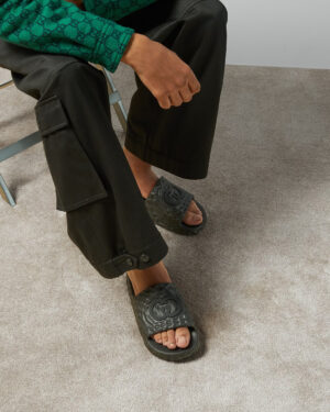 [구찌] 남성 인터로킹 G 슬라이드 샌들  770801 J8710 1000