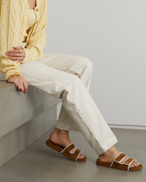 [로로피아나] 여성 와이키키 슬립온 샌들  FAM1614 B2B1