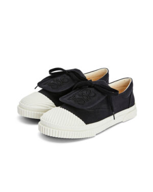 [로에베] 캔버스 아나그램 플랩 스니커즈 소프트 L815282X20-1100