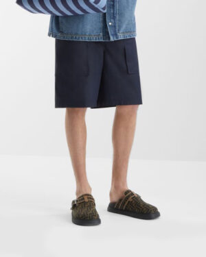 [펜디] 필 사보 브라운 FF 자카드 샌들 7D1676 AJZFF1ICN