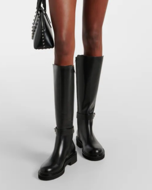 [발렌티노] V 로고 레더 하이 부츠 MM92473612