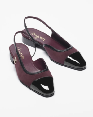 [샤넬] 스웨이드 슬링백 G46000