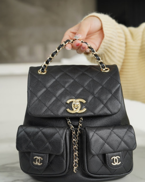 [샤넬] 듀마 투포켓 백팩 AS3860