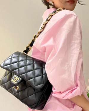 [샤넬] 라지 플랩 백 AS3215