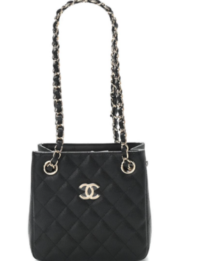 [샤넬] 클래식 미니 버킷백 캐비어 AS3176