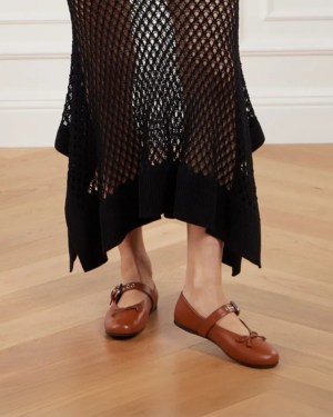 [미우미우] 발레리나 플랫 5F210E