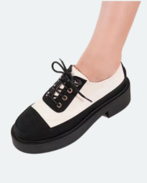 [샤넬] 그로그랭 CC 캡토 레이스업 옥스포드 G38081