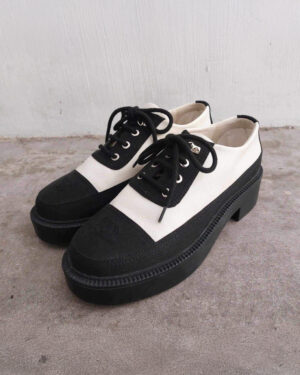 [샤넬] 그로그랭 CC 캡토 레이스업 옥스포드 G38081