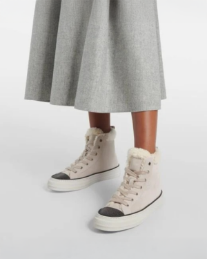 [브루넬로 쿠치넬리] 스웨이드 스니커즈