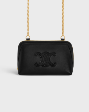 [셀린느] 퀴르 트리옹프 체인 클러치 - 부드러운 카프스킨 10E383DR8.38NO