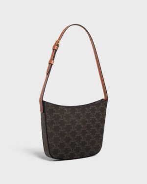 [셀린느] 트리옹프 크로크백 탠 미디움 샤이니 카프스킨 112272CUZ 04LU