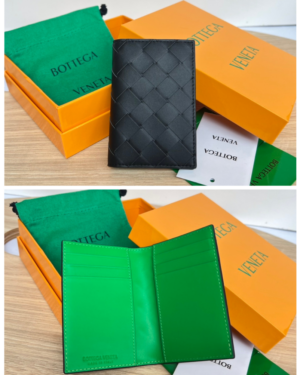 [보테가베네타]인트레치아토 플랩 카드 케이스