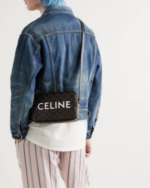 [셀린느] 미디엄 메신저백 - CELINE 프린트 트리옹프 캔버스 194502CIM