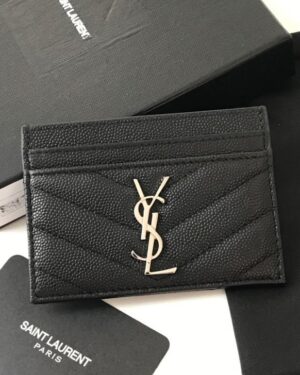 [생로랑] 마틀라세 모노그램 카드 지갑 423291