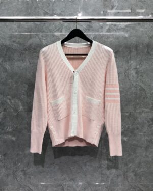 [톰브라운] 캐시미어 4-바 V넥 가디건 (2 COLORS)