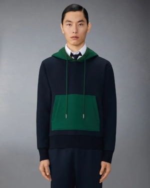 [톰브라운] 브러쉬드 컬러 블록 후디 풀오버 MJT499A