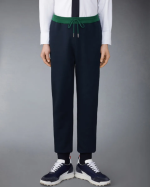 [톰브라운] 브러쉬드 컬러 블록 스웨트팬츠 MJQ206A