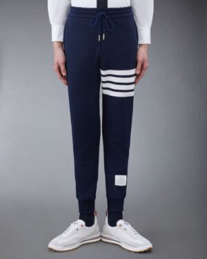 [톰브라운] 코튼 루프백 니트 엔지니어드 4-바 스웨트팬츠 MJQ008H (2 COLORS)