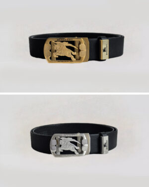 [버버리] 자동 버클 가죽 벨트 3.5cm